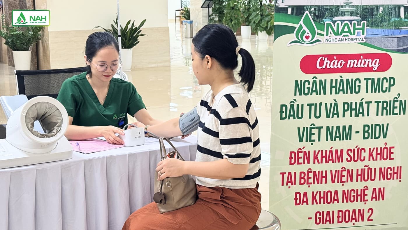 Khám sức khỏe doanh nghiệp tại BV Hữu nghị Đa khoa Nghệ An