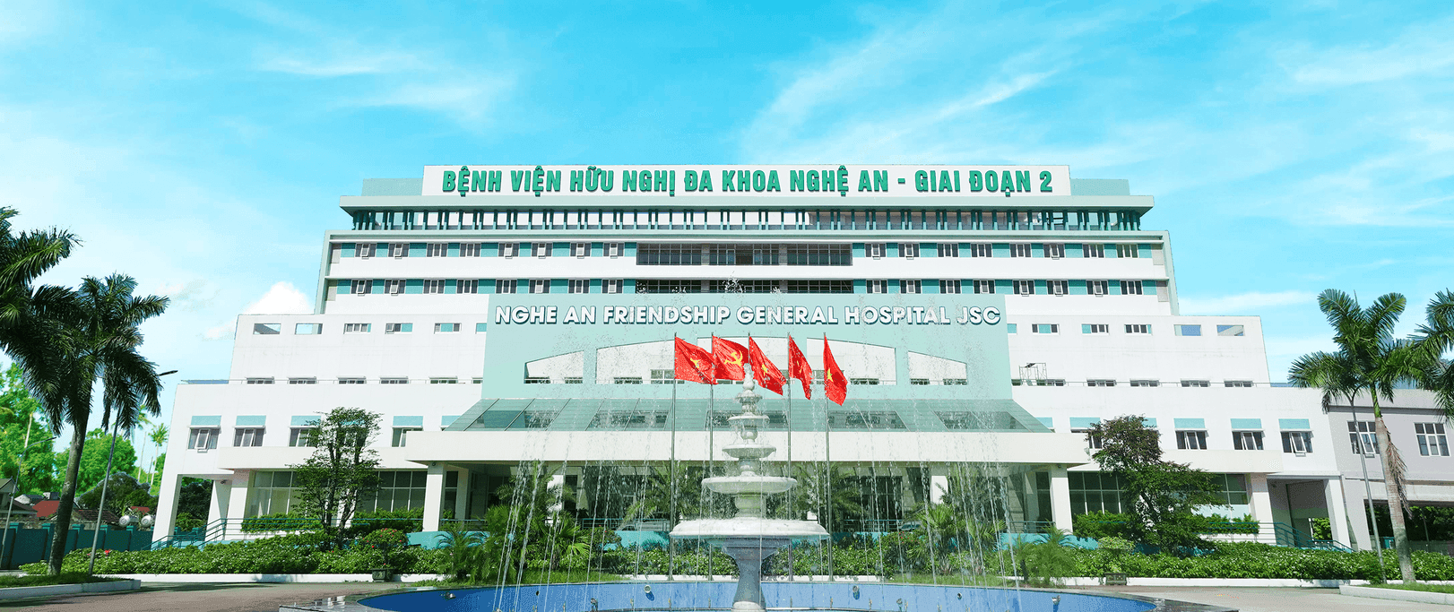 Toàn cảnh Bệnh viện Hữu nghị Đa khoa Nghệ An - Giai đoạn 2